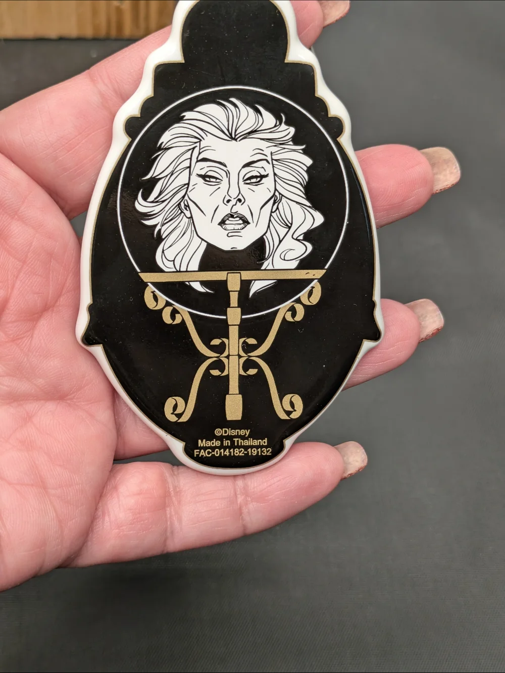 Disney Gold and White Haunted Mansion 50th Ornament Madame Leota 2019